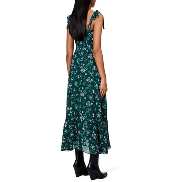 Reformation NEW Nikita Midi Dress Emilia Floral Print Size 4 100% Viscose Lined - Picture 3 of 16